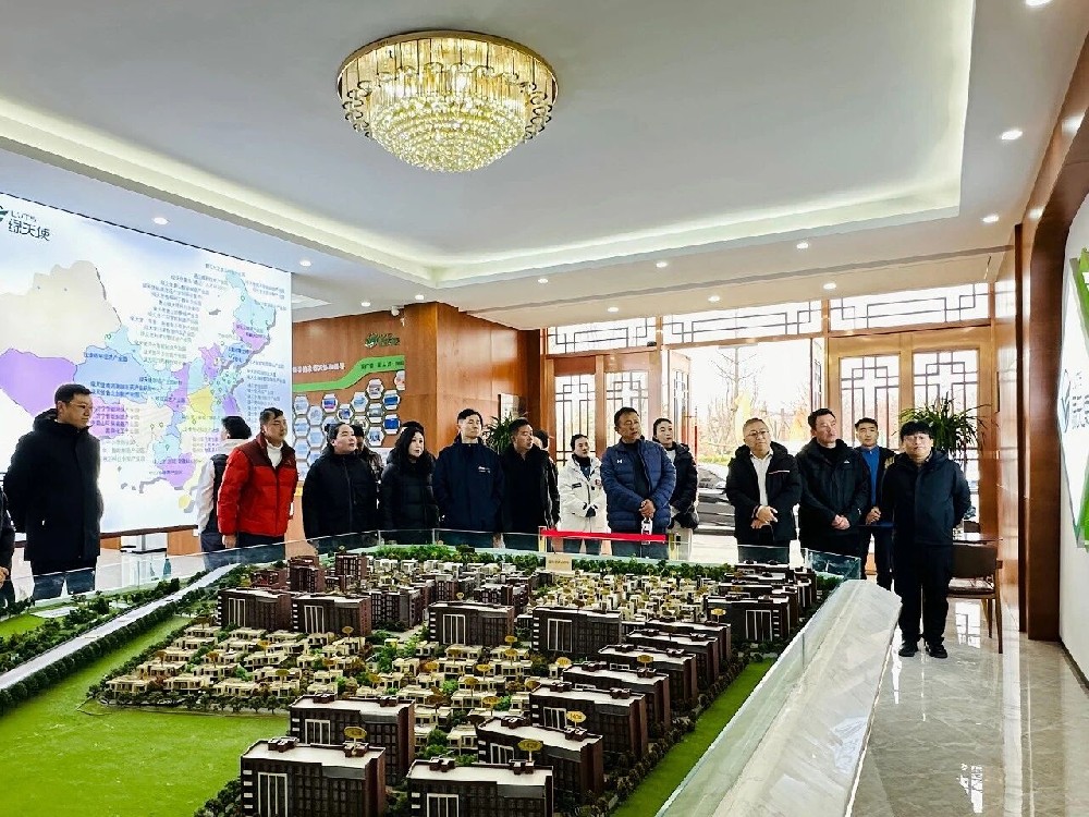 西藏昌都市江达县驻寺干部一行到访绿天使集团参观学习