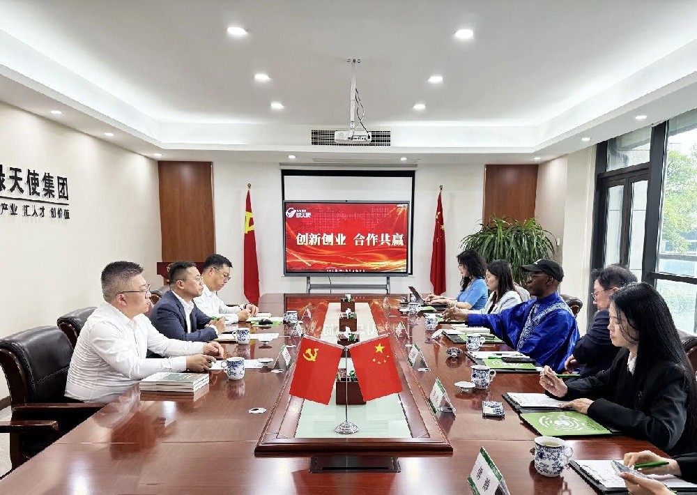 全球城市会客厅（GCC）专项代表团一行来访绿天使参观交流